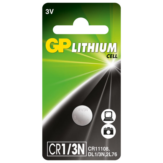 Lithium battery CR-1 / 3N 3V for glucometers and photo GP DL1 / 3N