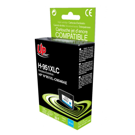 Ink cartridge UPRINT CN046AE HP, Cyan