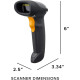 Symbol LS2208 Barcode Scanner With Cable and Stand