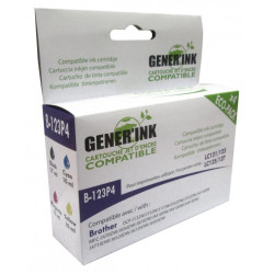Ink cartridge GENERIK LC123/121/125 BROTHER, (BK-C-M-Y)