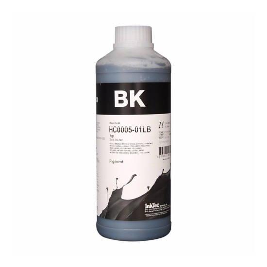 Bulk inks INKTEC for HP, H08, C6656,C8727, C9351, Black, 1000 ml