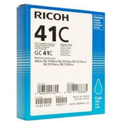 Gel ink RICOH GC41C ,2200 pages Cyan