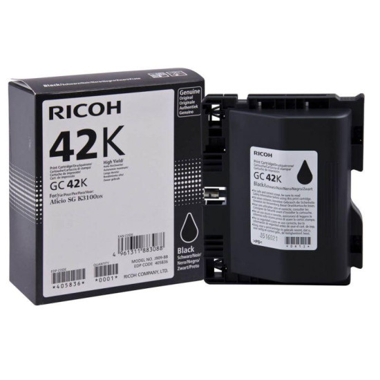 Gel ink RICOH GC42K, 10000 pages, Black