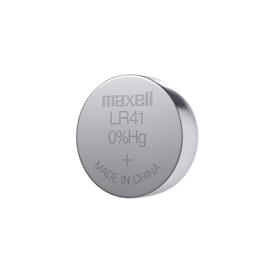 Button Micro alkaline battery LR41 / AG3 / 1 pcs. 1,55V pack MAXELL