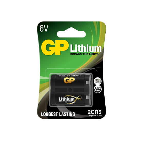Battery lithium photo 2CR5 6V GP