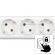 Power Strip HAMA, 3-Way, with switch, 5 m, 108815  