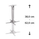 Projector Ceiling Mount HAMA 108784, 8 kg, Silver