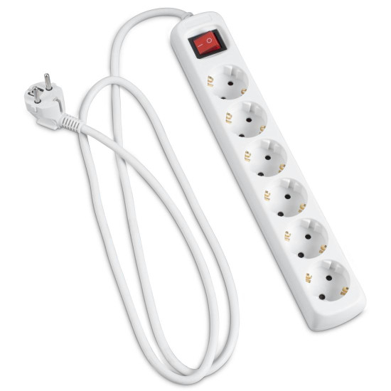 Power Strip HAMA, 6-way, 5m, 108833    