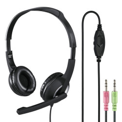 Headphones with microphone  HAMA HS-P150 