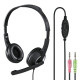 Headphones with microphone  HAMA HS-P150 