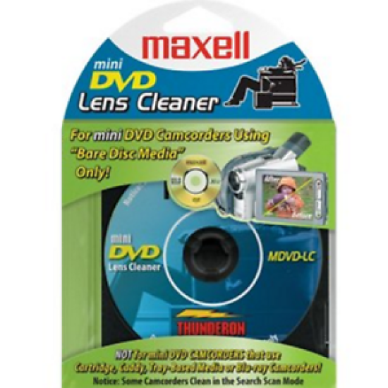 DVD-R Camcorder mini 8 см/ почистващ диск MAXELL /за камери/ blister 1 бр. в PVC case 