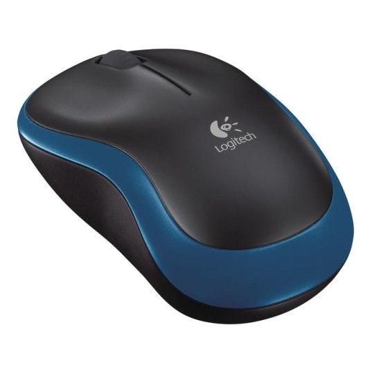 Безжична оптична мишка LOGITECH M185, Синя, USB