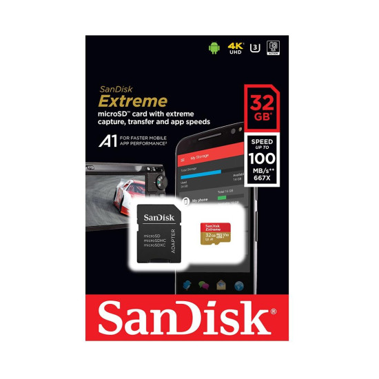 Карта памет Sandisk Extreme® microSDHC Card, 32GB