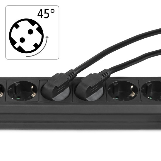 Hama 6-Socket Multiple Socket Outlet, 137266