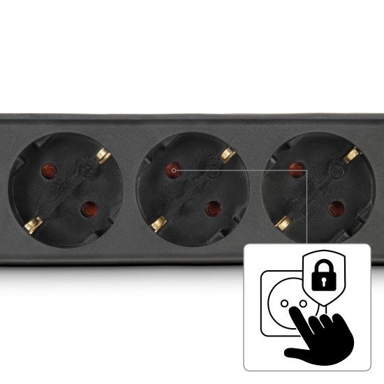 Hama 6-Socket Multiple Socket Outlet, 137266