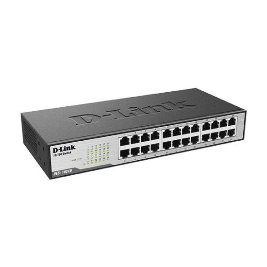 Switch D-Link DES-1024D/E, 24 -port 10/100, Desktop, rack mount