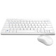 Wireless Keyboard Set RAPOO 8000M, White