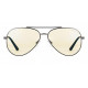 Home and office glasses GUNNAR Maverick Gunmetal Clear, Silver