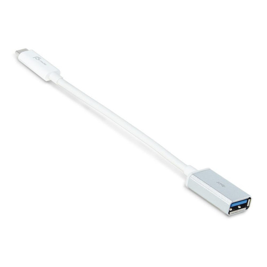 Адаптер  j5create JUCX05, USB-C 3.1 мъжко - USB-A женско 5Gb/s, 90см