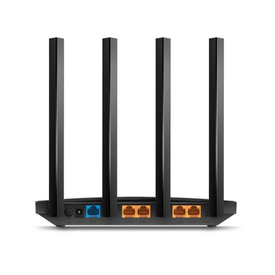 Wireless Router TP-Link Archer C6 AC1200, Dual band, 5xGbE, MU-MIMO