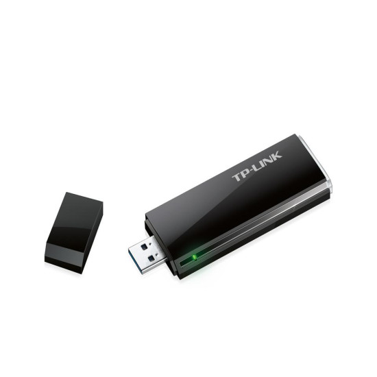 Безжичен адаптер TP-LINK Archer T4U, AC 1300, Dual band, USB 3.0, вградена антена