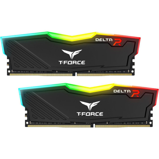 Memory Team Group T-Force Delta RGB Black DDR4 16GB (2x8GB) 3200MHz 1.35V