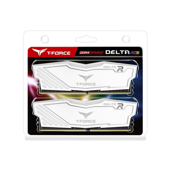 Memory Team Group T-Force Delta RGB White DDR4 16GB (2x8GB) 3200MHz 1.35V