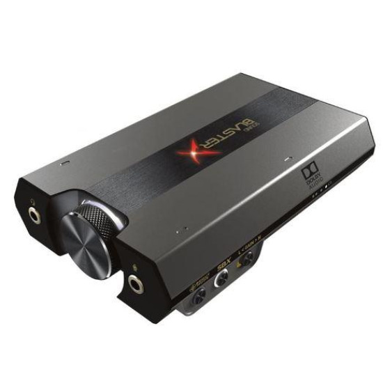 Sound card Creative Sound BlasterX G6, 7.1, USB, Xamp Headphone PS4, Xbox One, Nintendo Switch, and PC