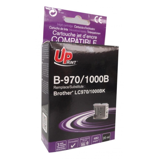 Ink cartridge UPRINT LC970, BROTHER, Black