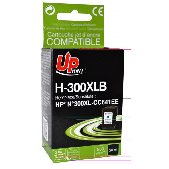Ink cartridge UPRINT CC641EE HP, Black
