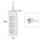 Hama 3-Way Power Strip, 108842