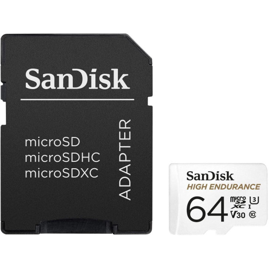 Memory card SANDISK micro SDXC UHS-I, SD Adapter, 64GB