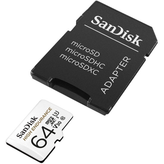 Memory card SANDISK micro SDXC UHS-I, SD Adapter, 64GB