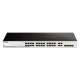 D-Link DGS-1210-28, 28-ports 10/100/1000 Gigabit Smart Switch including 4 x 1000Base-T /SFP ports, managed, Rack-Mount