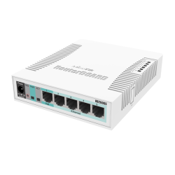 Switch MikroTik RB260GS CSS106-5G-1SR2, 10/100/1000Mbit, 128 KB, PoE, SwOS