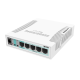 Switch MikroTik RB260GS CSS106-5G-1SR2, 10/100/1000Mbit, 128 KB, PoE, SwOS