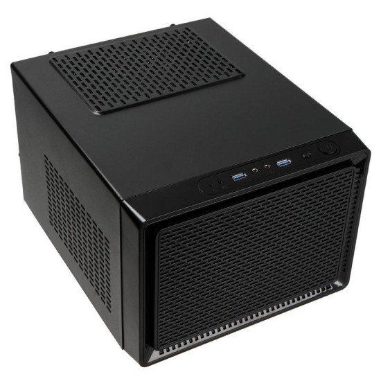 Case Kolink Satellite Cube, Mini-ITX, Micro-ATX, Black