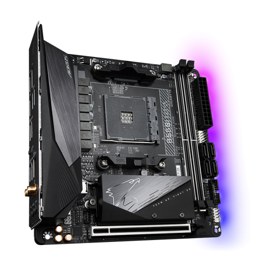 Motherboard GIGABYTE B550I AORUS PRO AX, Socket AM4