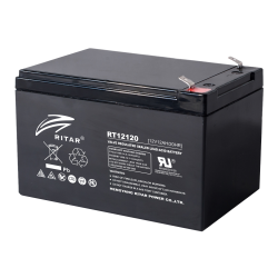 Lead Battery RITAR (RT12120) AGM  12V / 12 Ah - 151 / 98 / 95mm T2 RITAR
