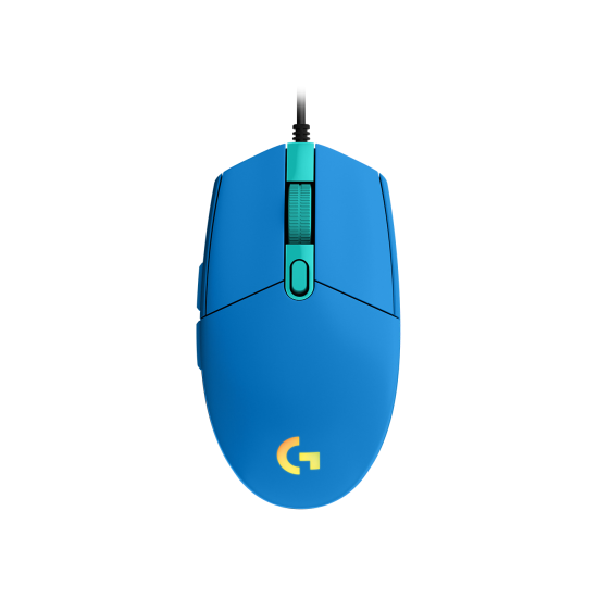 Gaming Mouse Logitech, G102 LightSync, RGB, Optical, Wired, USB, Blue