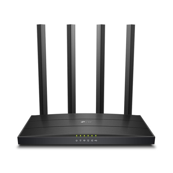 Wireless Router TP-Link Archer C6U AC1200, Dual band, 5x1Gbps