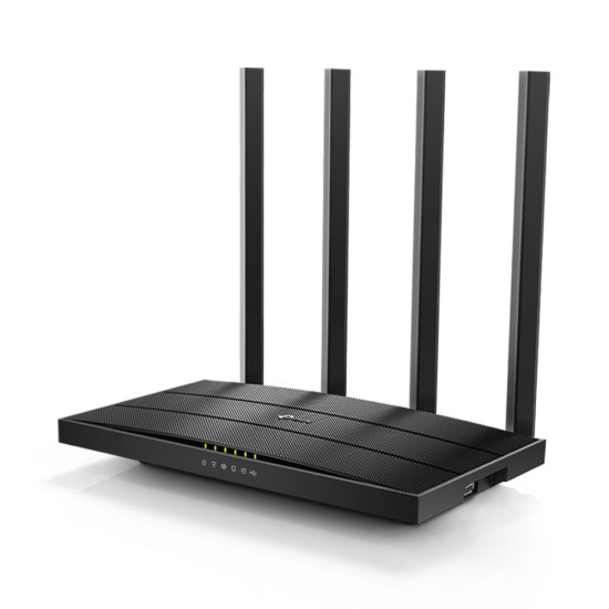 Wireless Router TP-Link Archer C6U AC1200, Dual band, 5x1Gbps