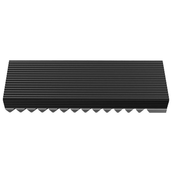 Пасивен охладител Jonsbo M.2 SSD, оребрен, Сив