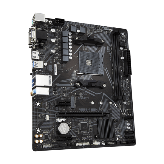Дънна платка GIGABYTE A520M-S2H, Socket AM4