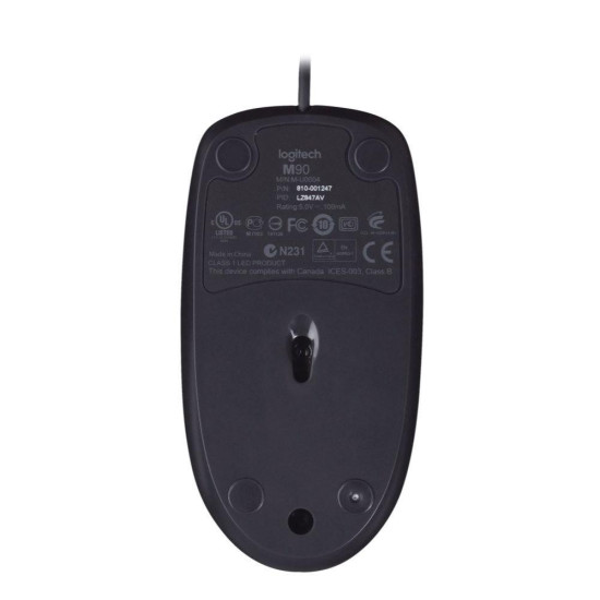 Wired optical mouse LOGITECH M90