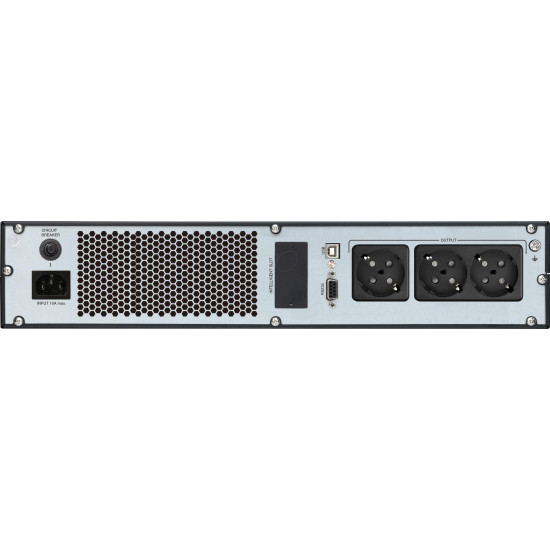 UPS FSP Group Champ Rack 1K, 1000VA, 900W, LCD, 3 Schuko, USB, RS-232