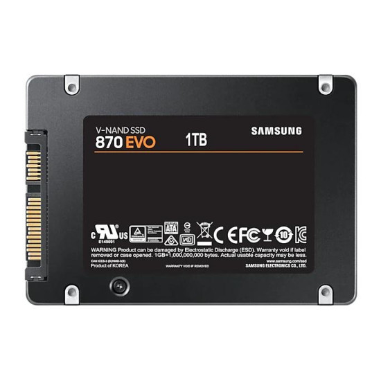 SSD SAMSUNG 870 EVO SATA 2.5”, 1TB, SATA 6 Gb/s, MZ-77E1T0B/EU