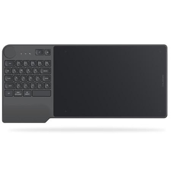 Graphic Tablet HUION Inspiroy Keydial KD200, USB-C, Bluetooth, Metal Grey