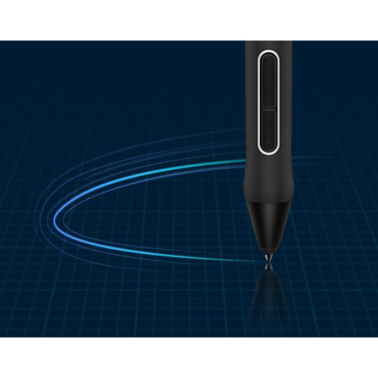 Graphic Tablet HUION Inspiroy Keydial KD200, USB-C, Bluetooth, Metal Grey