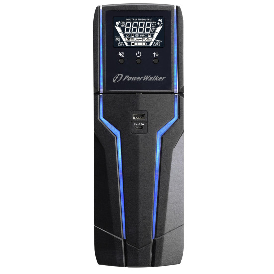 UPS POWERWALKER VI1500GXB за професионален гейминг, 1500VA, Line Interactive